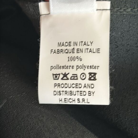 Ottod'ame Edie Sedgwick Green Diamond Fuzzy Frill Dress Made in Italy Size 10 - Picture 15 of 15